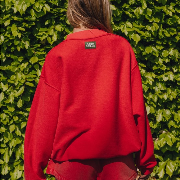 Daily Drills Red Sweatshirt - Picture 2 of 2